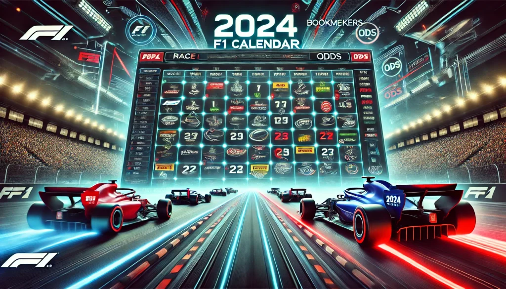 【2024年最新】ブックメーカーで賭けられるF1開催日程カレンダー